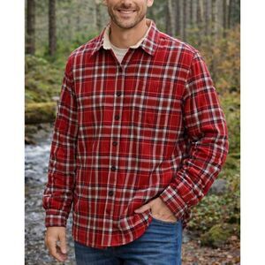 National Outfitters vintage buffalo plaid corduroy collared button down xl